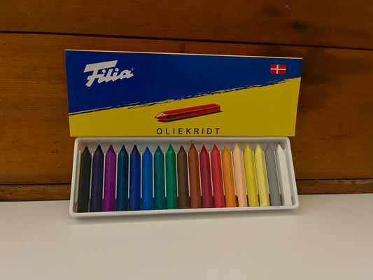 Crayons, Filia OIL CRAYONS 18 COLOURS - Art