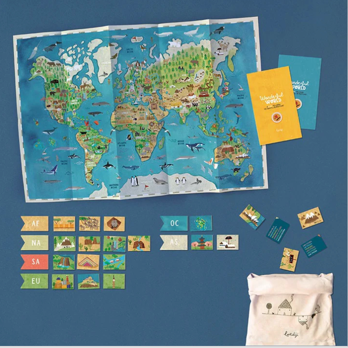 Family Game - WONDERFUL WORLD, Geography game