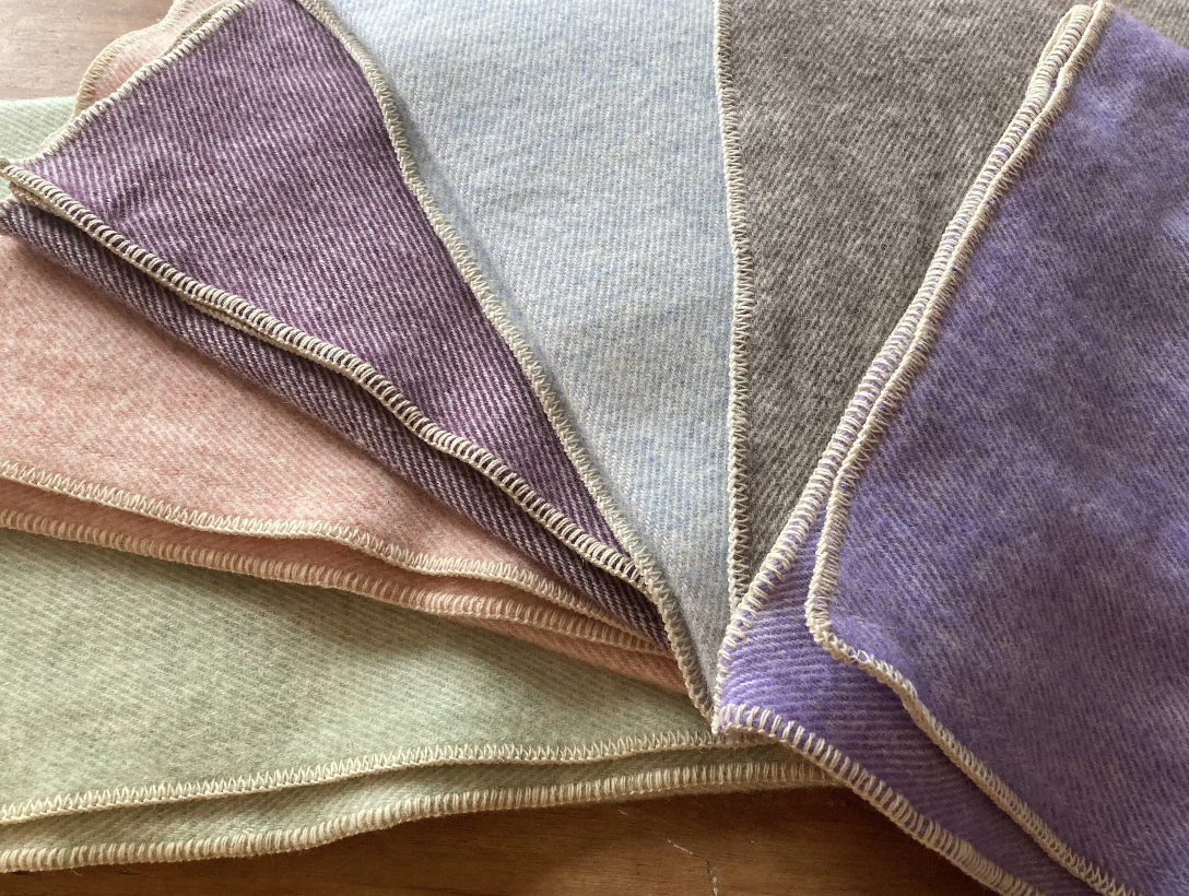 Wool BLANKETS FOR CHILDREN, Adults & Baby too… 12 colour choices!