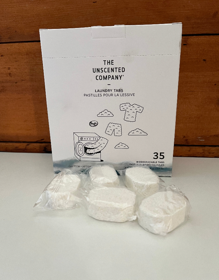 EcoHome - LAUNDRY WASHING TABLETS, 35 water soluble tabs!