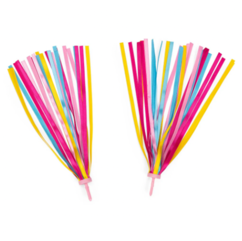 Bicycle Handlebar STREAMERS! With fabric ribbons!