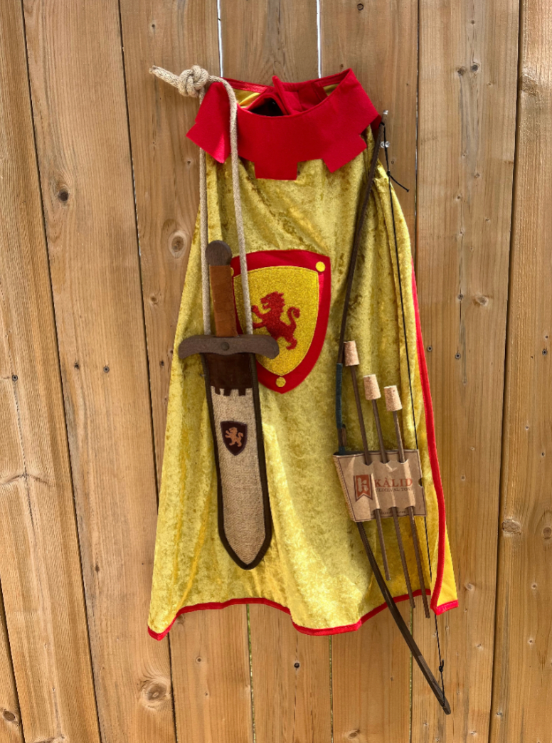 Royal Camelot CROWN in GOLD & RED