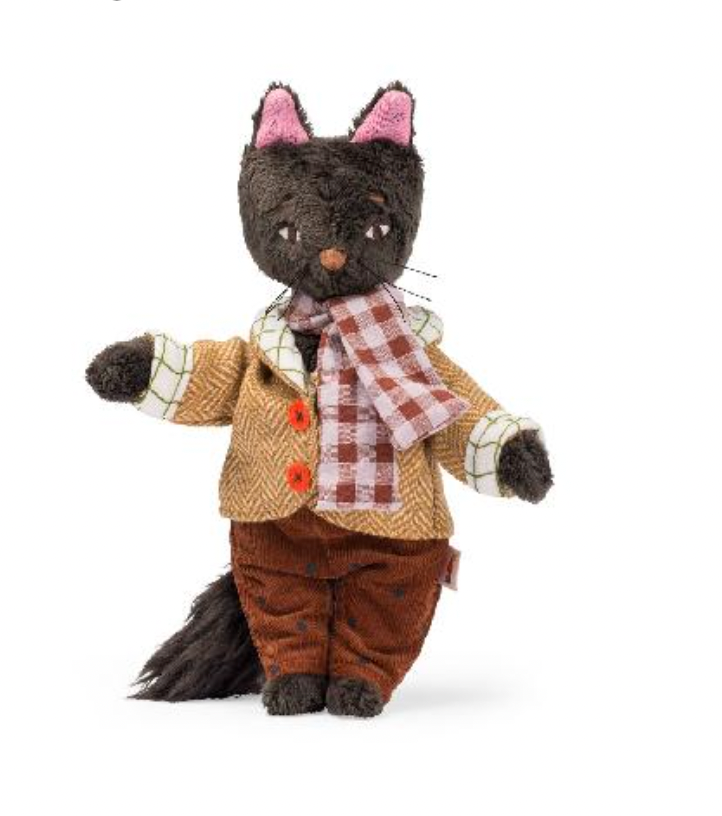 Soft Stuffed Doll - Les Minouchkas LEON, the Cat