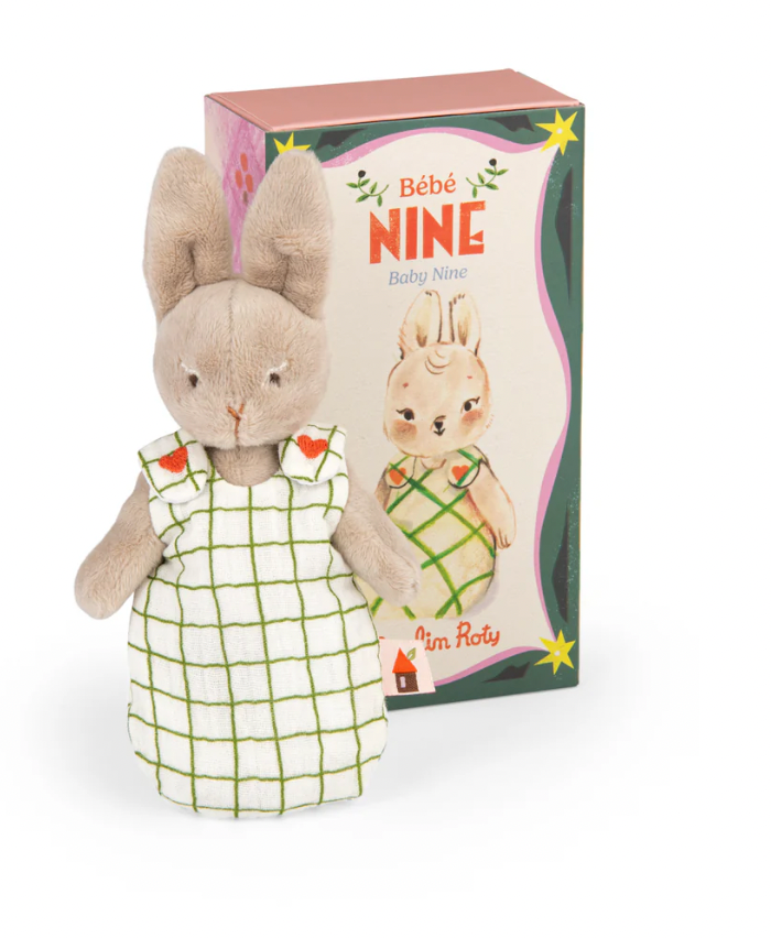 Soft Stuffed Doll - Les Minouchkas BABY NINA, Baby Rabbit