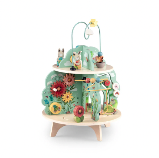 Wooden Toy, Baby - Trois Petits Lapins Wooden ACTIVITY CENTRE