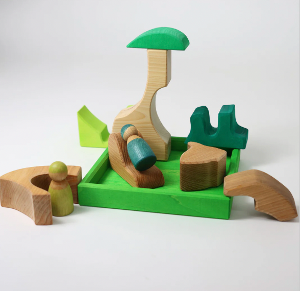 Wooden Puzzle Set - SQUIRREL, 8 large pieces