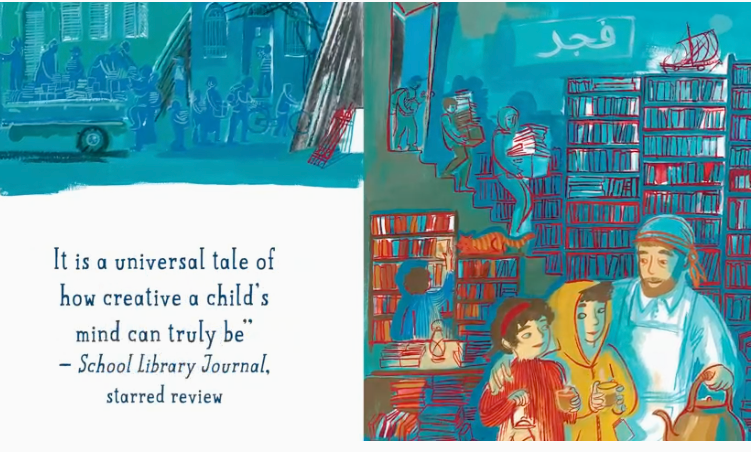 Educational Picture Book - NOUR'S SECRET LIBRARY... A Memoir of Hope in Wartime