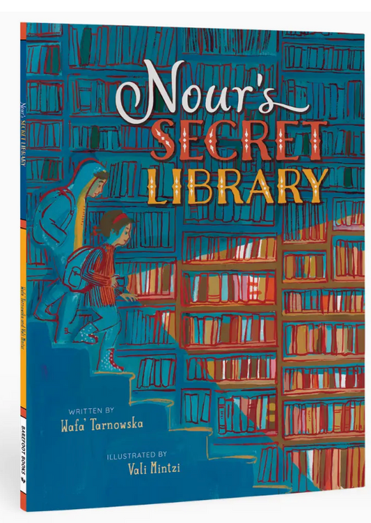Educational Picture Book - NOUR'S SECRET LIBRARY... A Memoir of Hope in Wartime