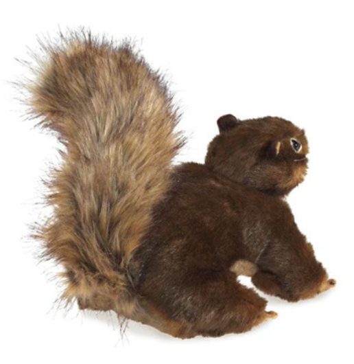 Soft Puppet Toy - RED SQUIRREL Hand Puppet, large
