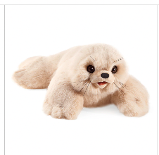 Soft Puppet Toy - BABY HARP SEAL Hand Puppet (Large)