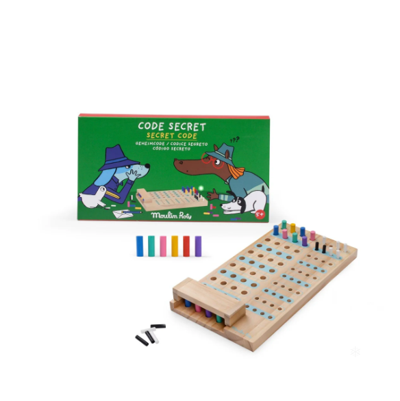 Wooden Family Game - HIDDEN SECRET CODE