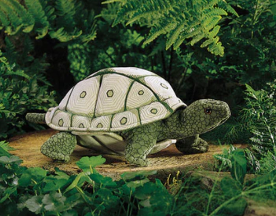 Puppet Soft Toy - TORTOISE Hand Puppet, Large
