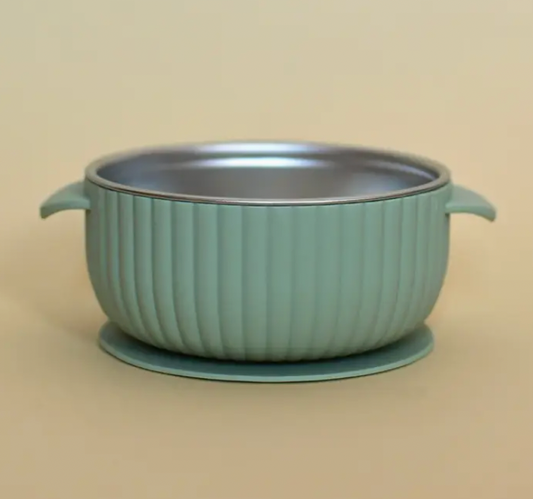 Baby Gear - Minika STAINLESS BOWL, with suction base