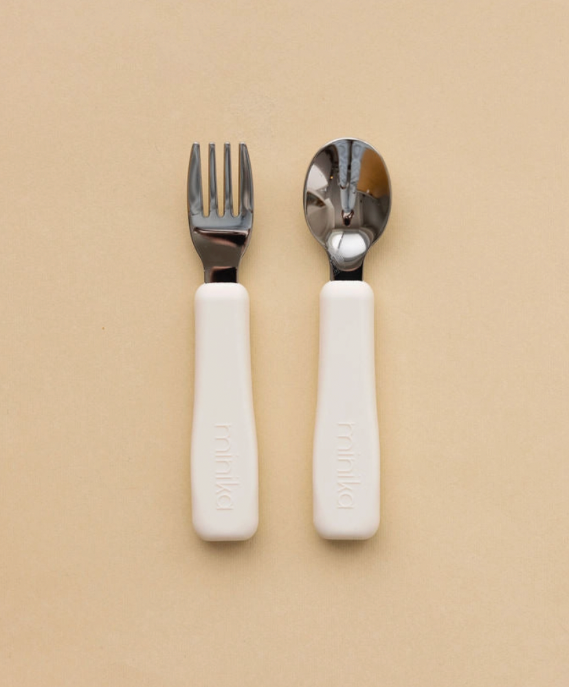 Baby Gear - Minika CUTLERY Set for Baby, 2 colour choices!