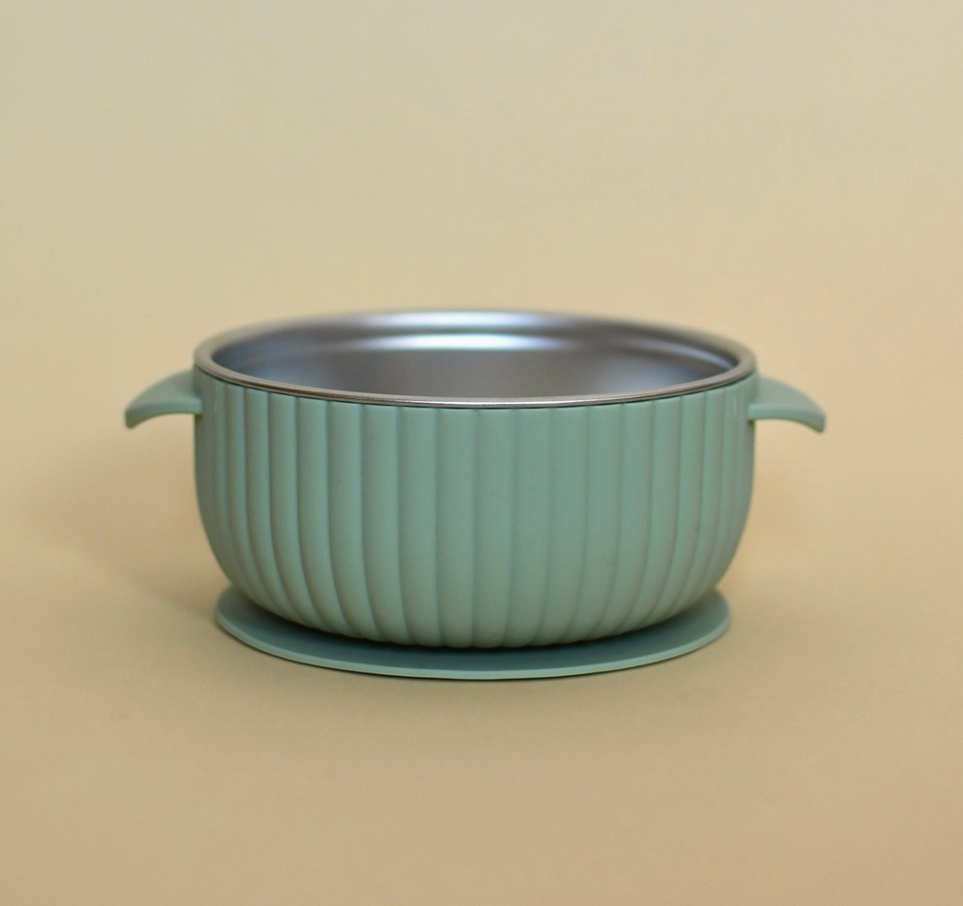 Baby Gear - Minika STAINLESS BOWL, with suction base