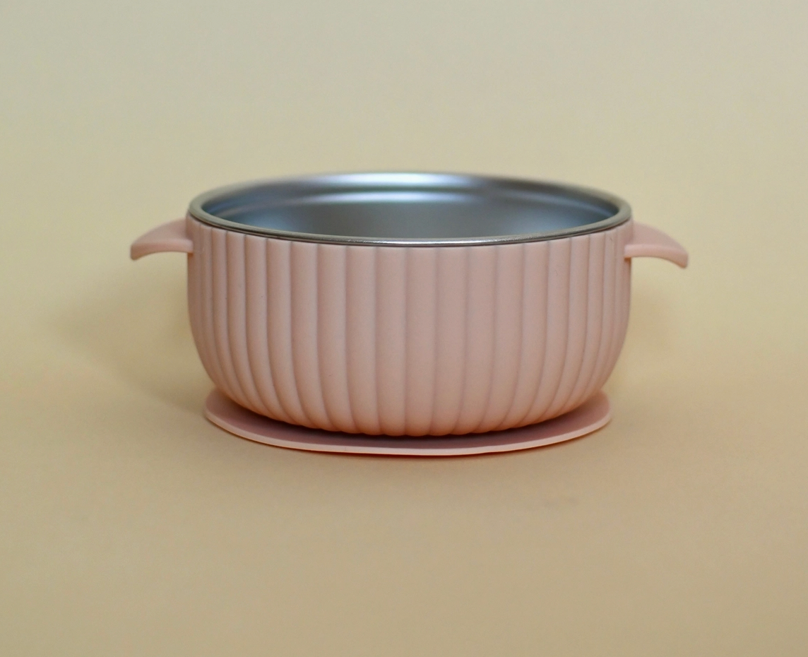 Baby Gear - Minika STAINLESS BOWL, with suction base
