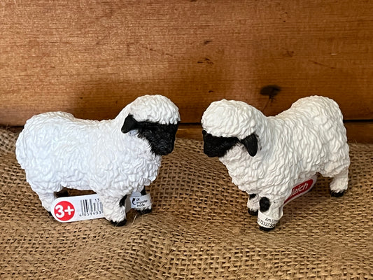 Farm Animals for Dollhouse Play - VALAIS BLACKNOSE SHEEP by Schleich