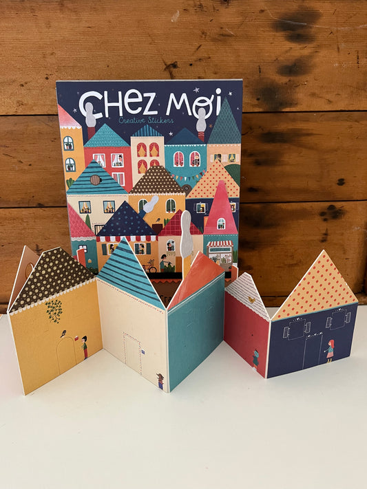 Activity Game Set, Art - WELCOME CHEZ-MOI!, create your village with over 185 stickers!