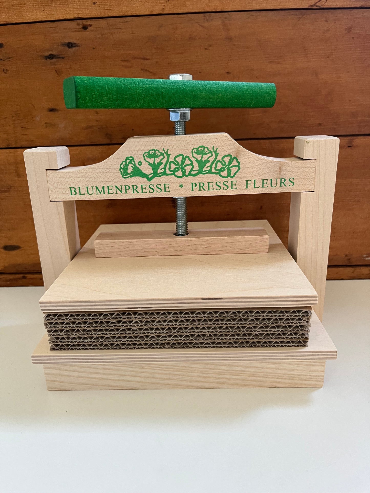 Educational Wooden Toy - FLOWER PRESS (large!)