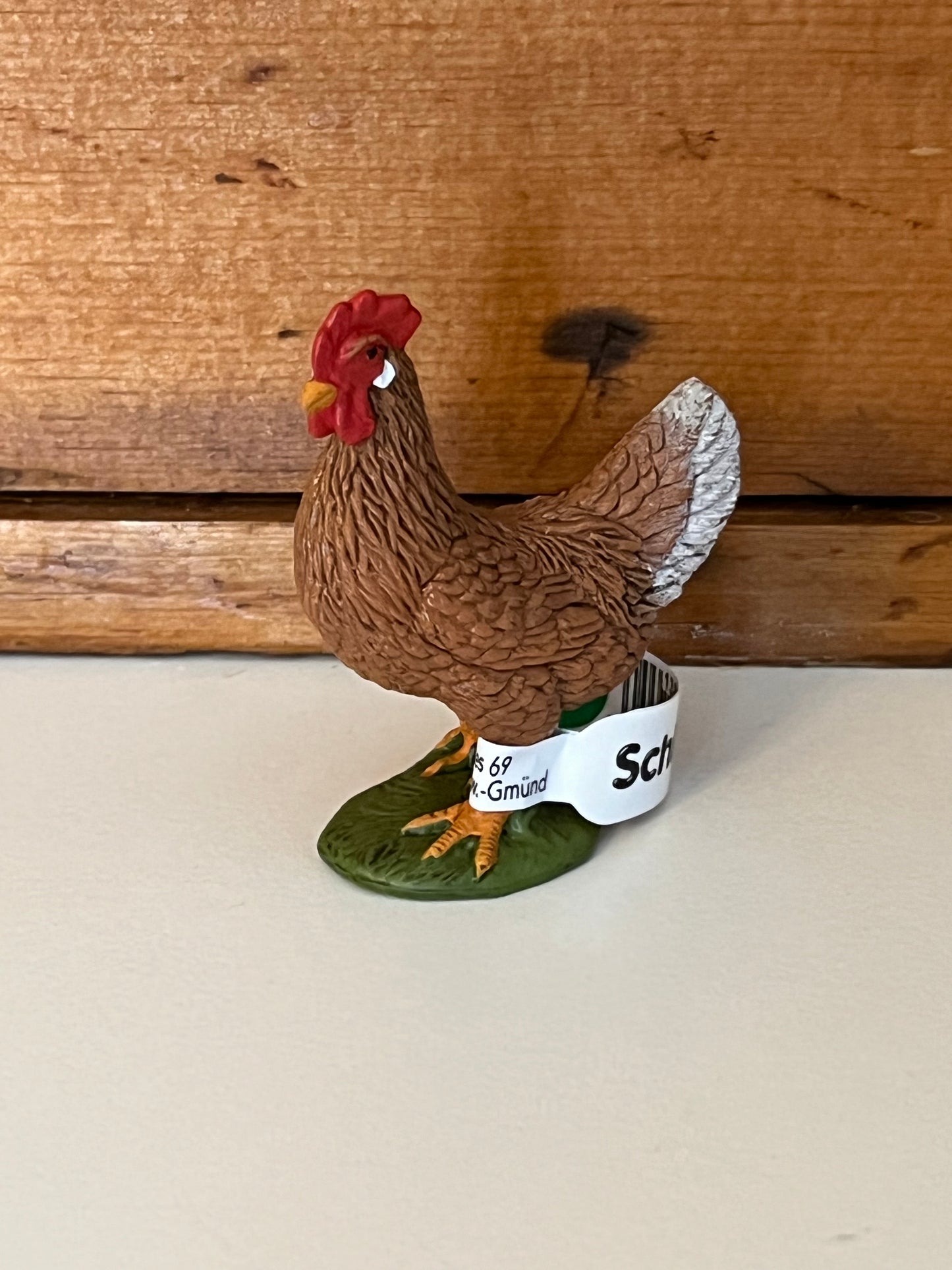 Farm Animals for Dollhouse Play - ROOSTER and HEN by Schleich, 2 choices!