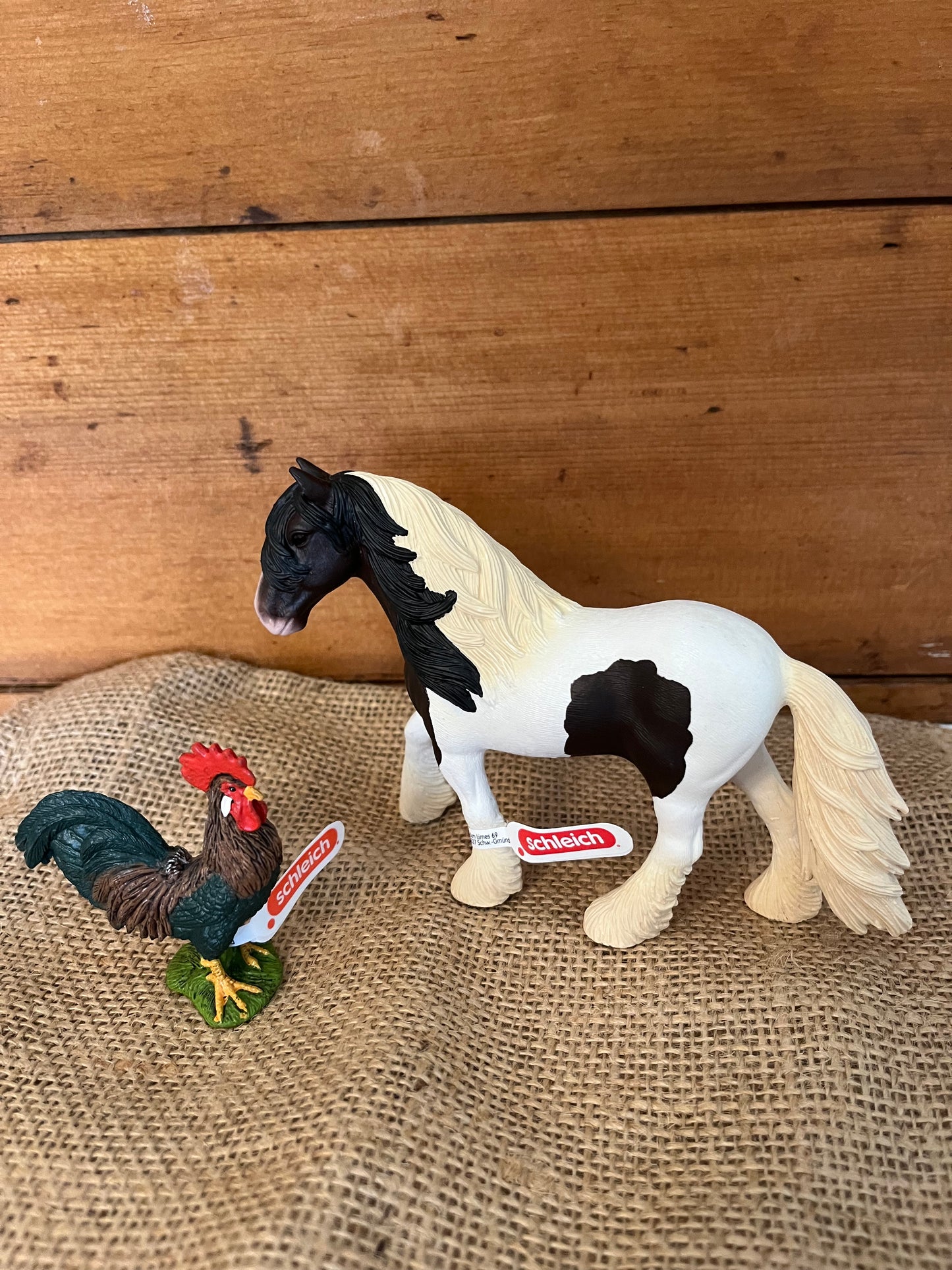 Farm Animals for Dollhouse Play - GYPSY VANNER HORSE by Schleich