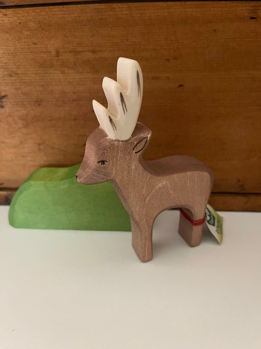 Wooden Dollhouse Play - DEER, ROEBUCK STAG