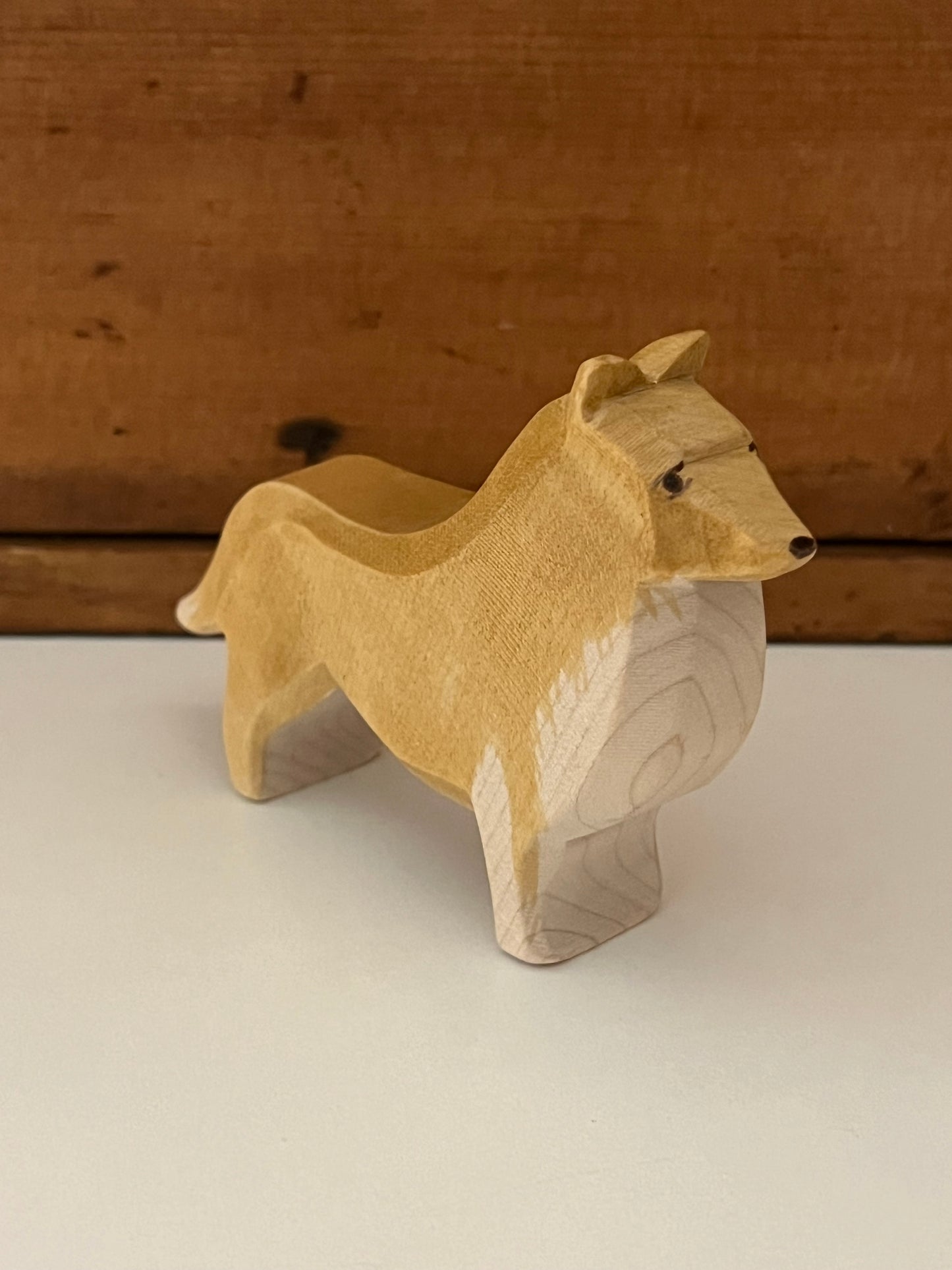 Wooden Dollhouse Play - COLLIE DOG