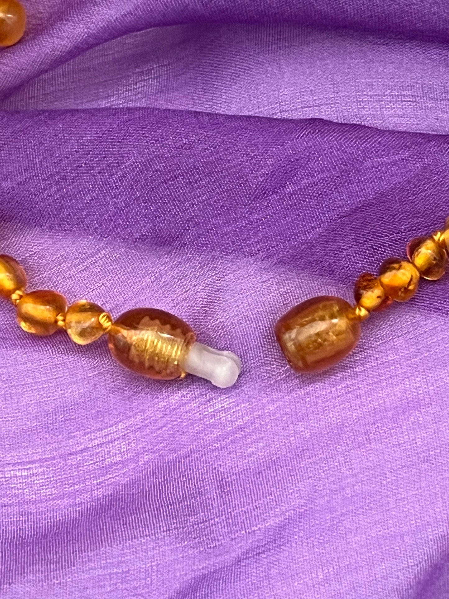 AMBER NECKLACE - for Baby, or young child, 2 choices!