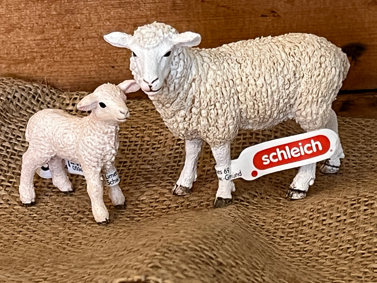 Farm Animals for Dollhouse Play - DORSET SHEEP by Schleich