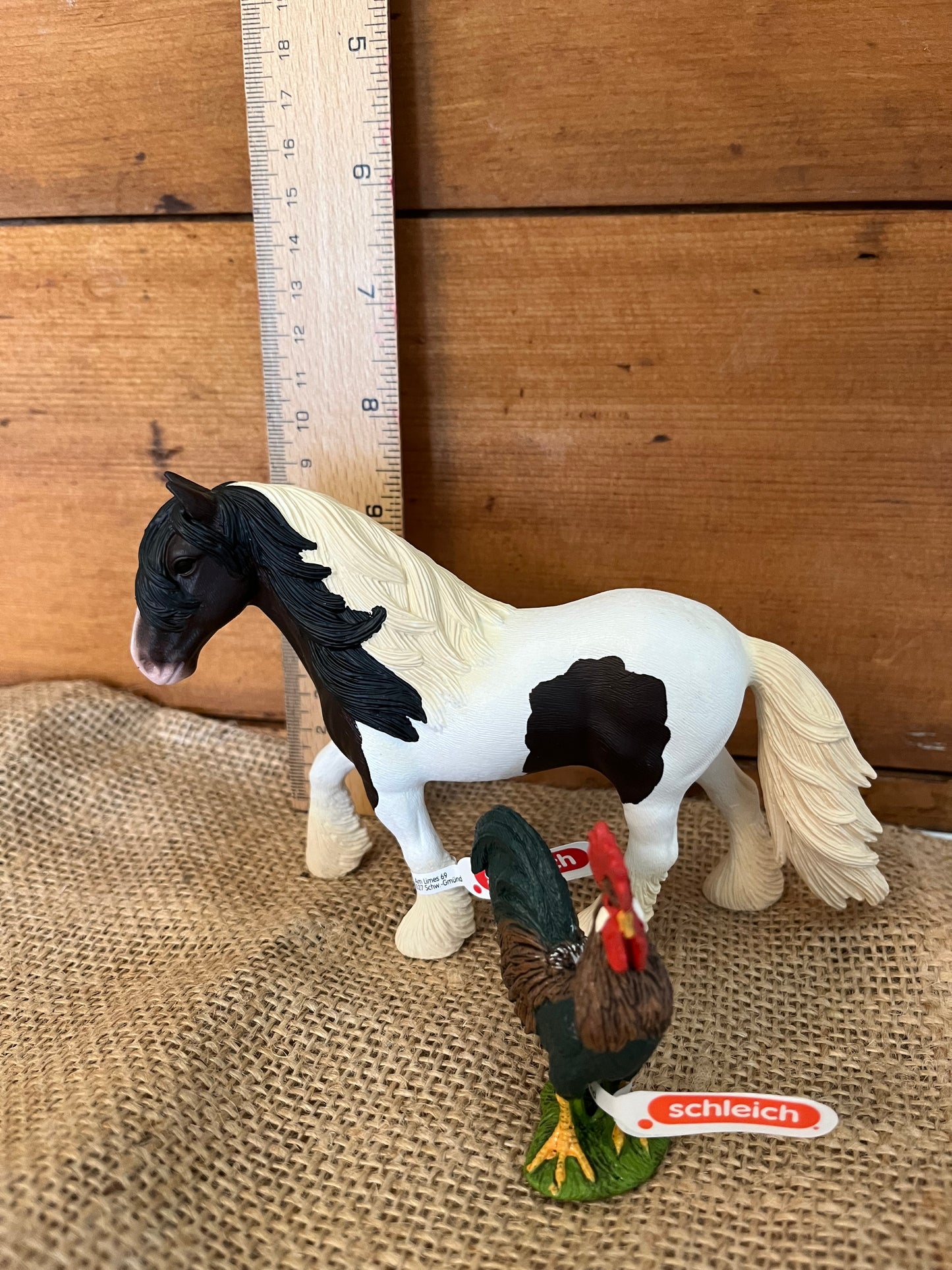 Farm Animals for Dollhouse Play - GYPSY VANNER HORSE by Schleich