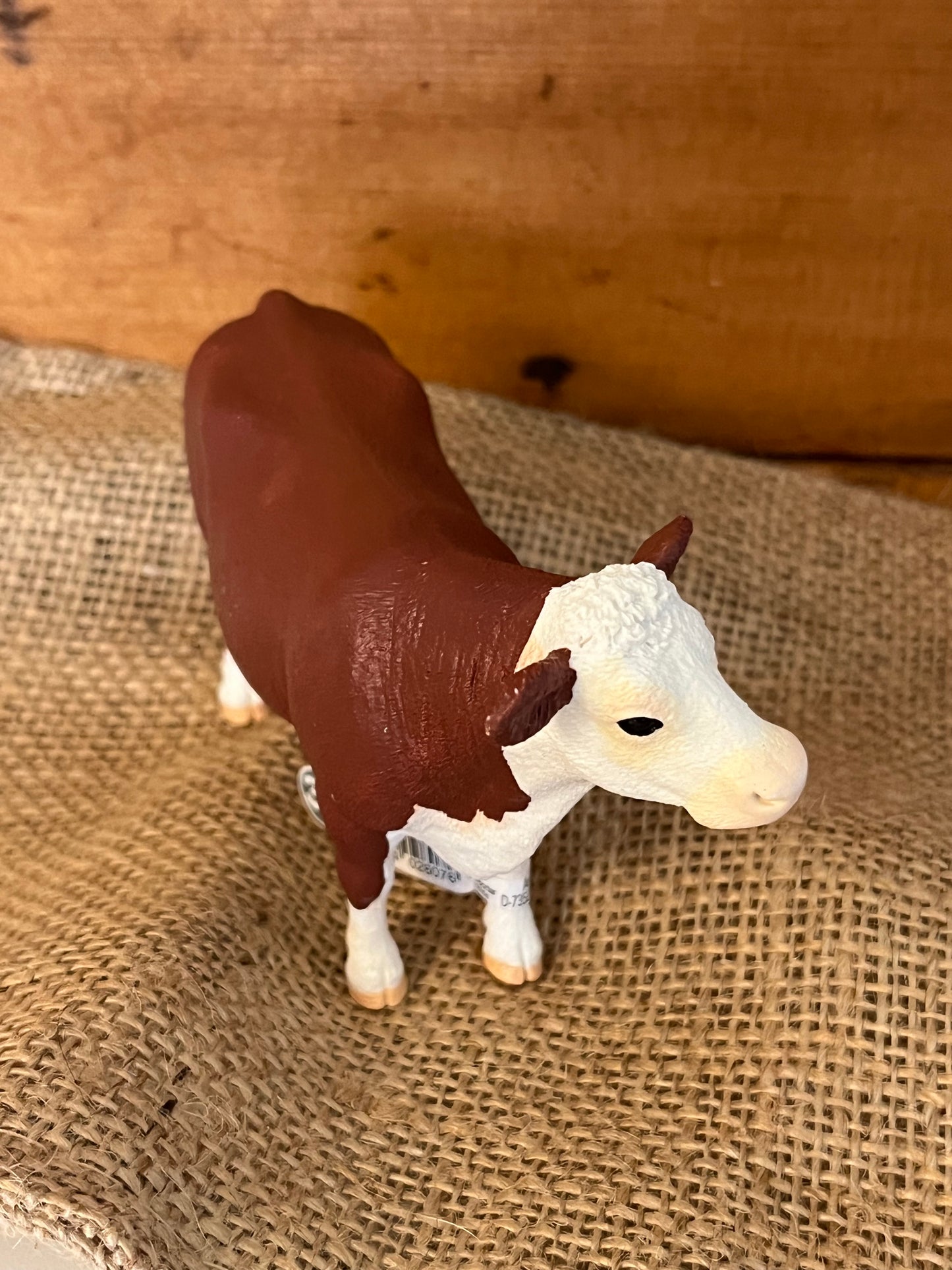 Farm Animals for Dollhouse Play - HEREFORD COW by Schleich