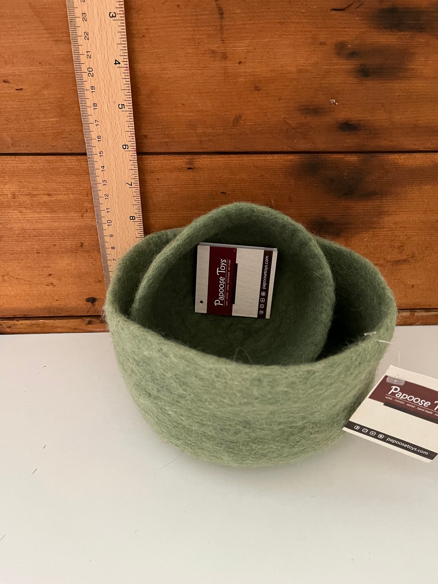 Kitchen Play - Wool Felted BOWL SET, 2 Nestled Bowls!