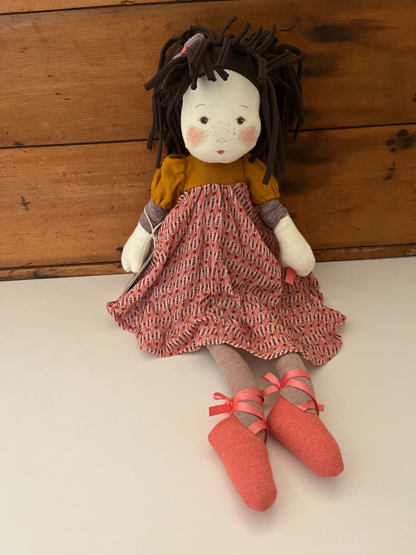 Soft Doll - RAG DOLL in a Dress, 18 inches