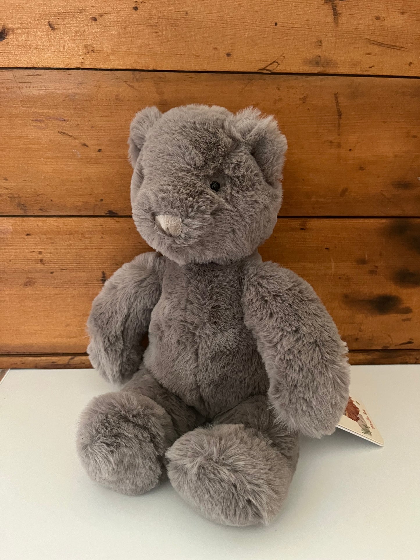 Soft Stuffed Animal for Baby - GREY BEAR