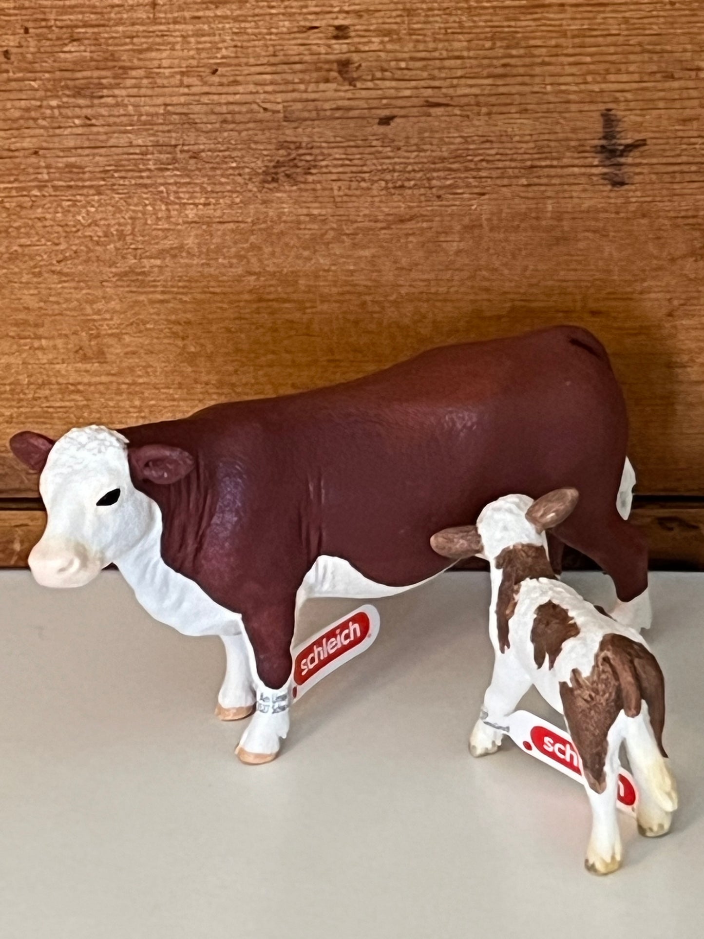 Farm Animals for Dollhouse Play - SIMMENTAL CALF by Schleich