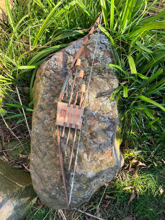 Royal Wooden BOW AND ARROWS, 3 arrows with safety CORK TIPS!