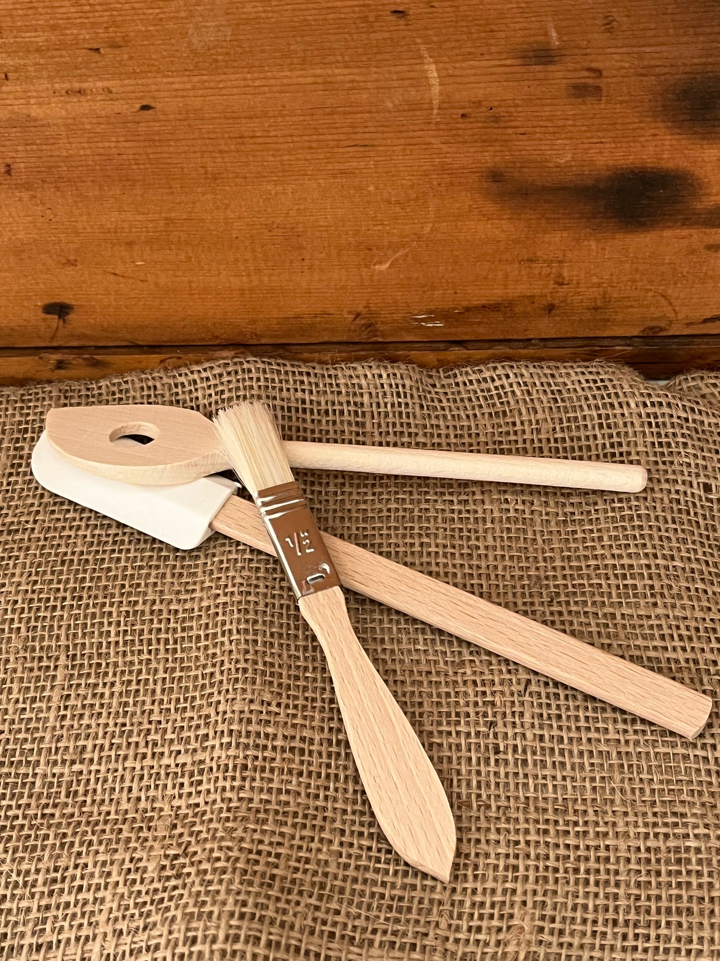 Kitchen Utensil - Wooden PASTRY SET, 3 pieces!