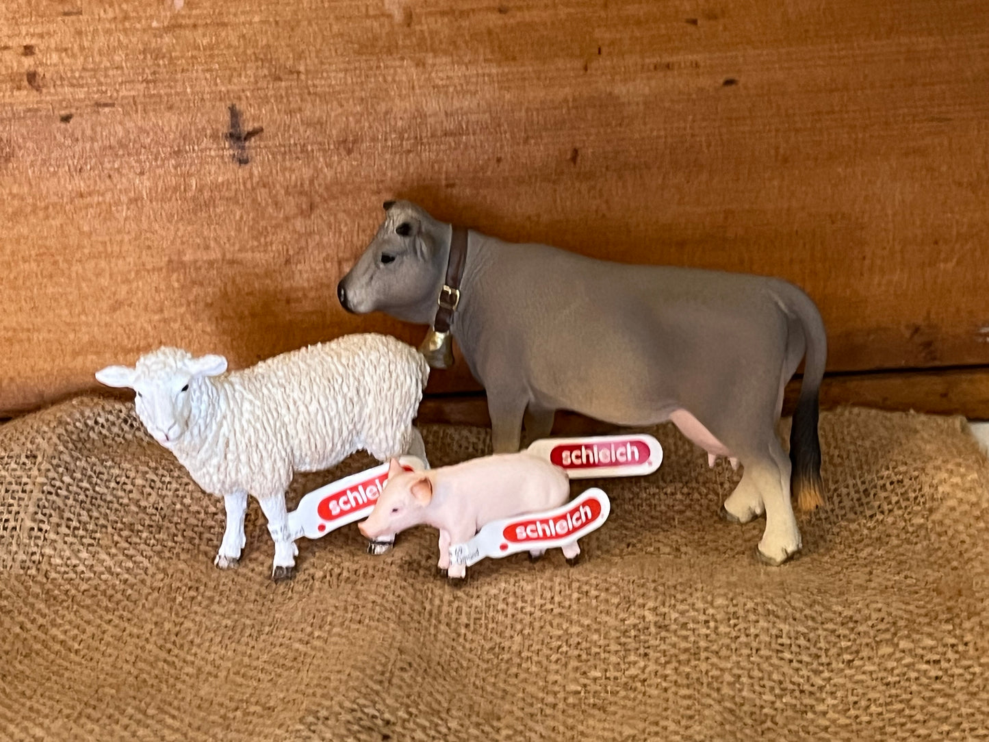 Farm Animals for Dollhouse Play - PINK PIGLET by Schleich