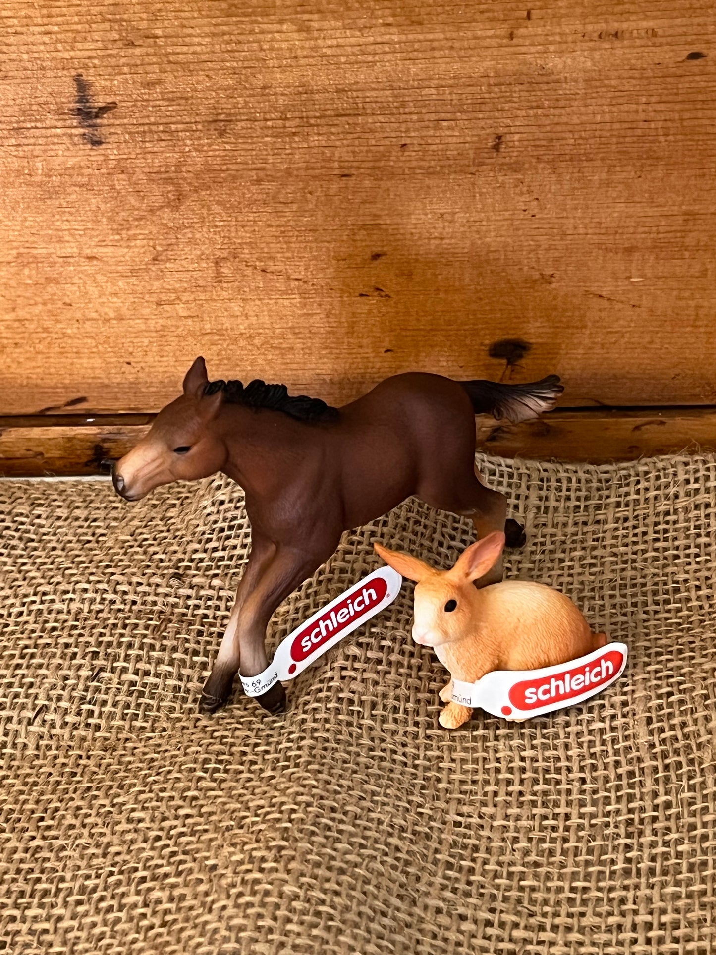 Farm Animals for Dollhouse Play - CHESTNUT FOAL by Schleich