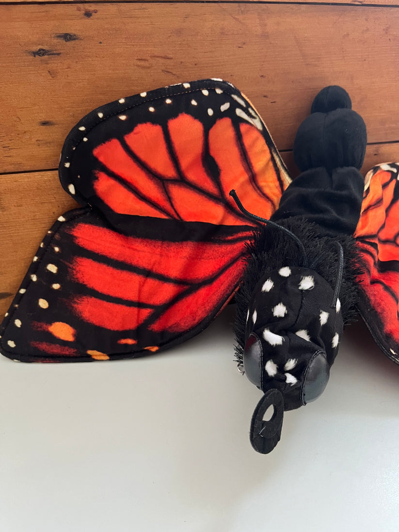 Educational Soft Puppet MONARCH BUTTERFLY LIFECYCLE Hand Puppet (La