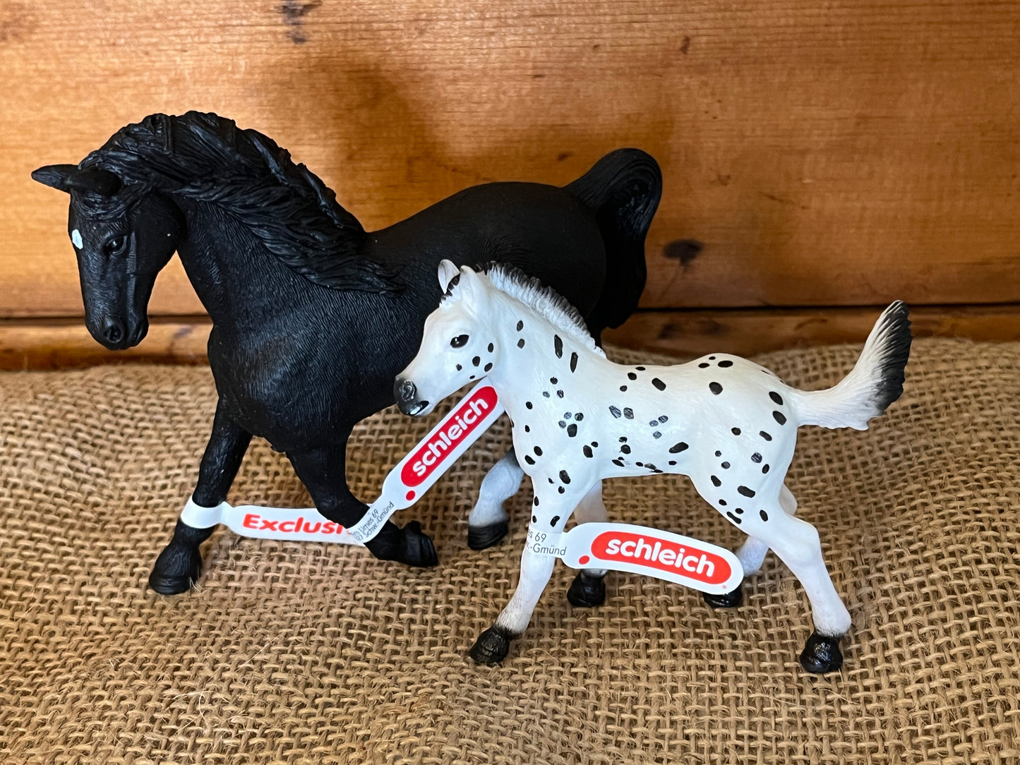 Farm Animals for Dollhouse Play - KNABSTRUPPER FOAL by Schleich