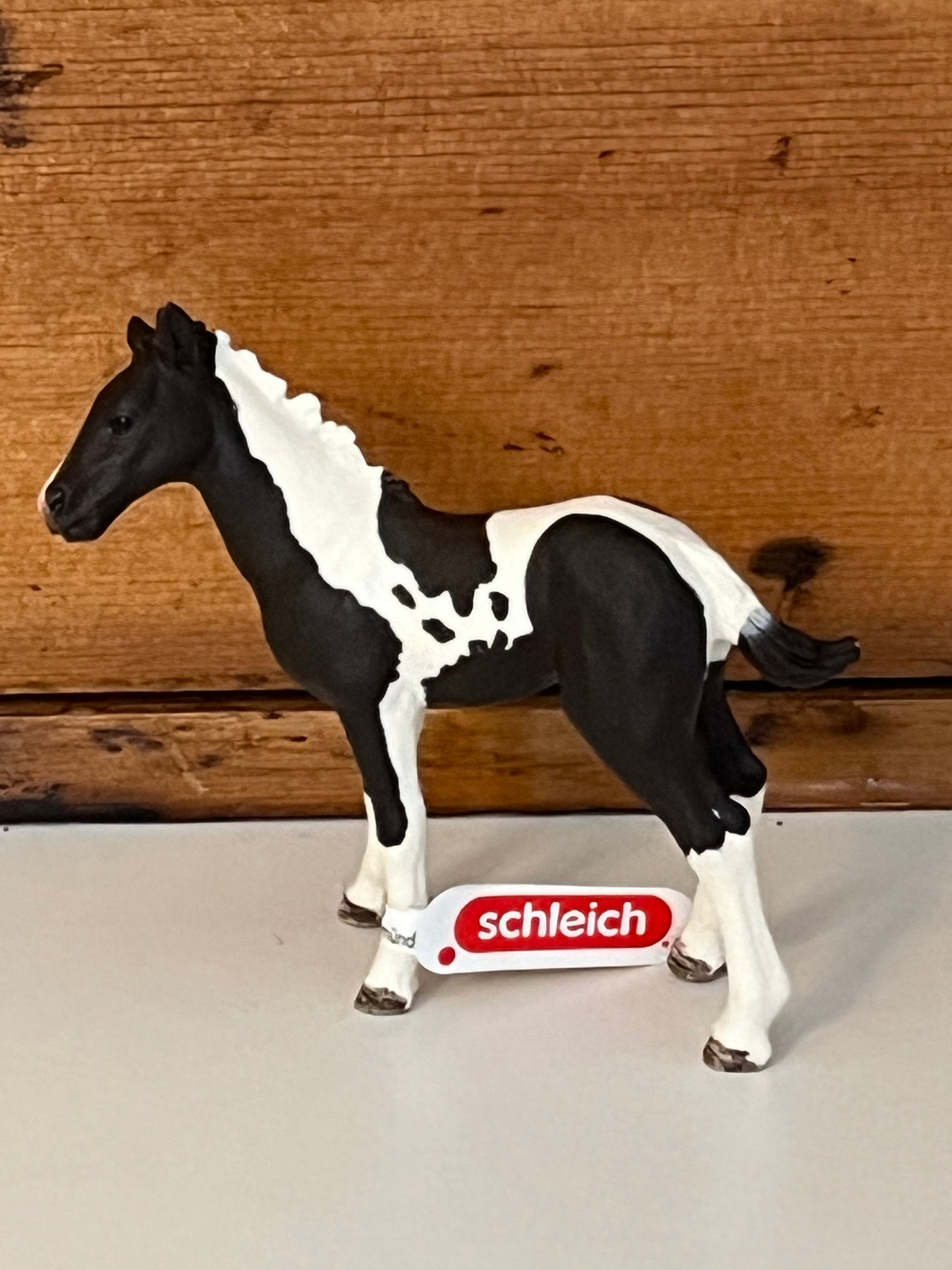 Farm Animals for Dollhouse Play - PINTO FOAL by Schleich