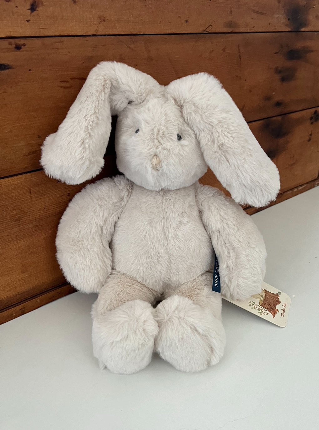 Soft Stuffed Animal for Baby - RABBIT, Lop-eared CREAM Lapin Loison!