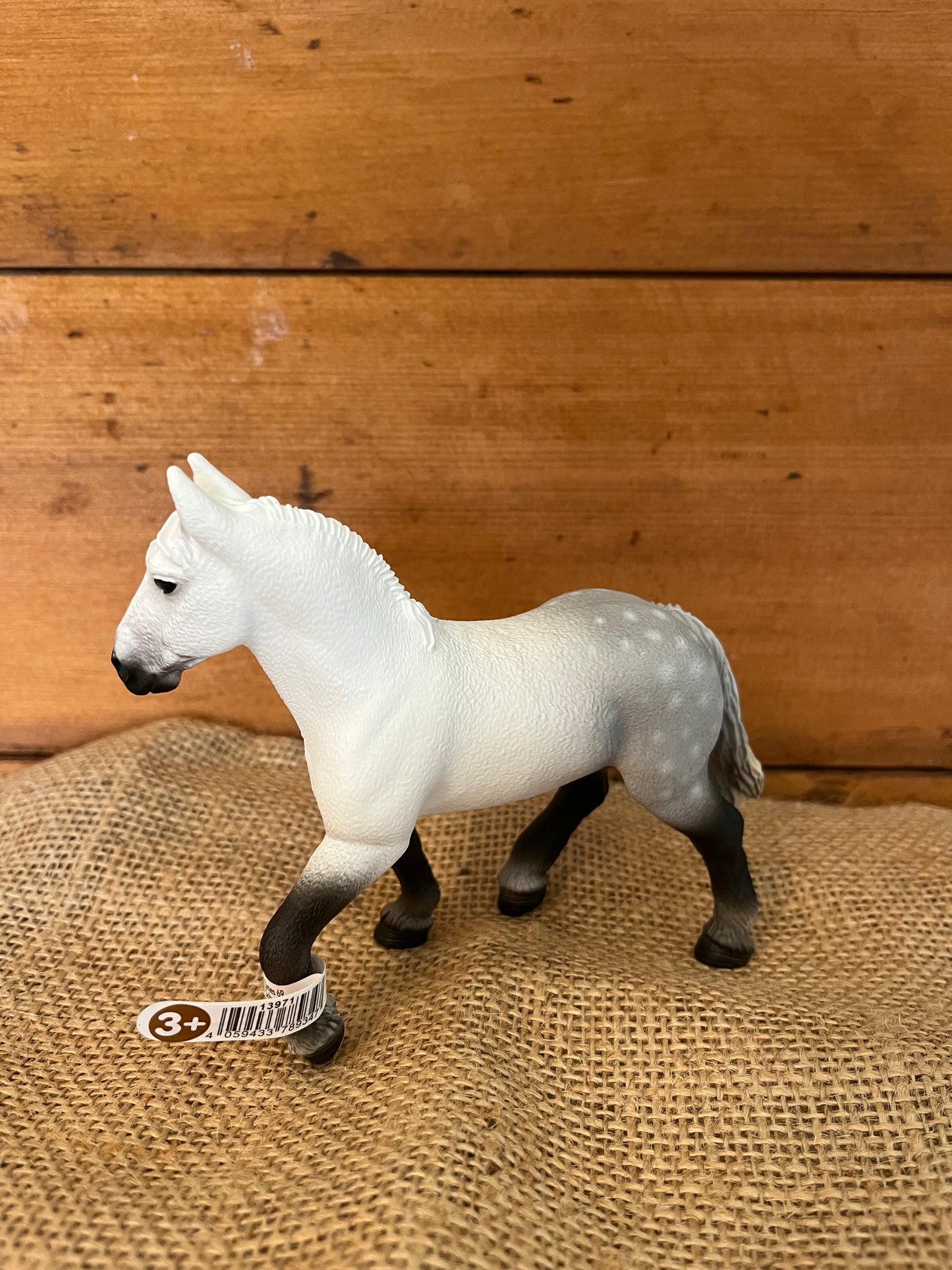 Farm Animals for Dollhouse Play - PERCHERON DRAFT HORSE by Schleich