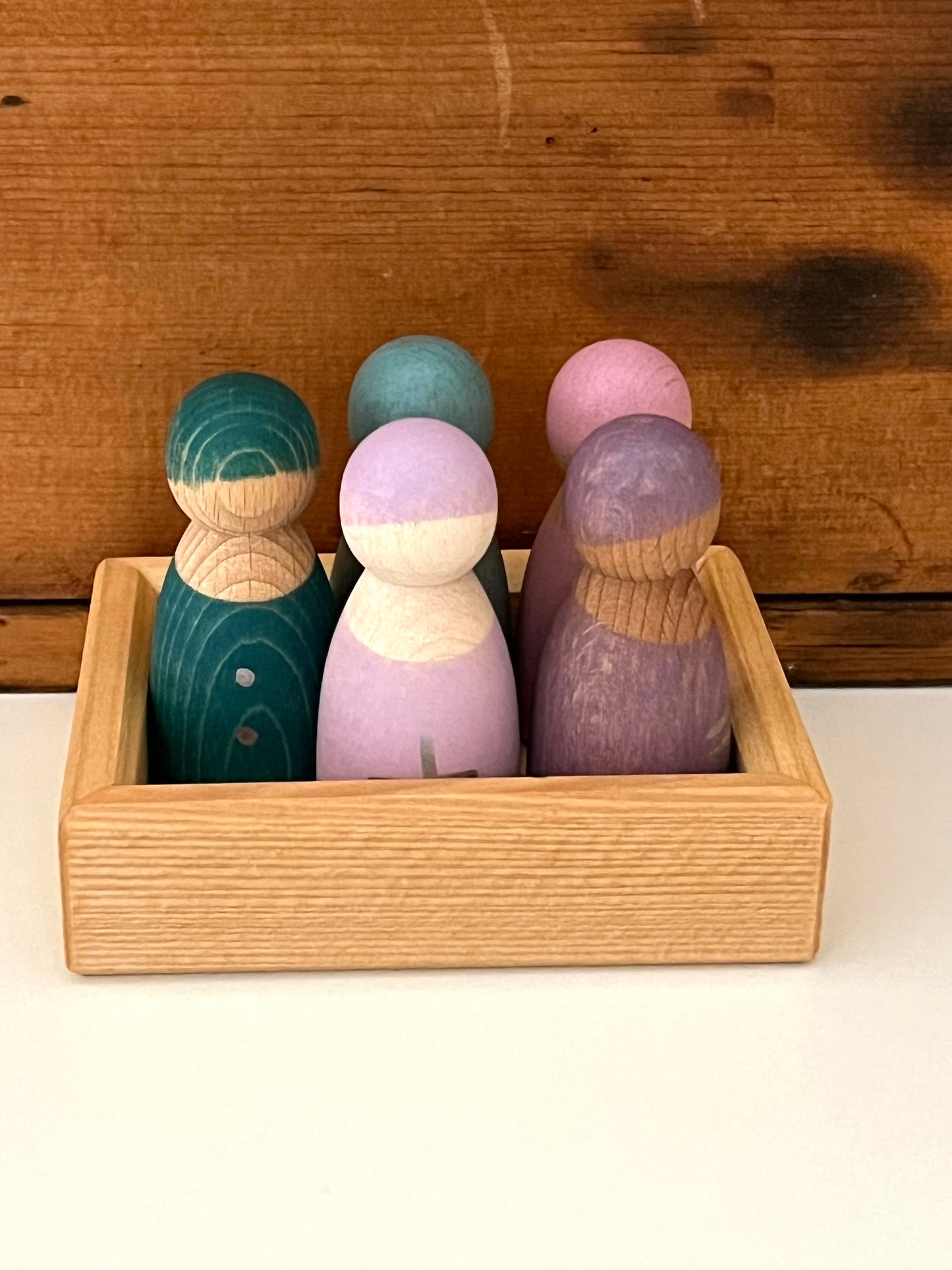 Educational Wooden Toy - Grimm's MATH FRIENDS, 5 wooden figures!