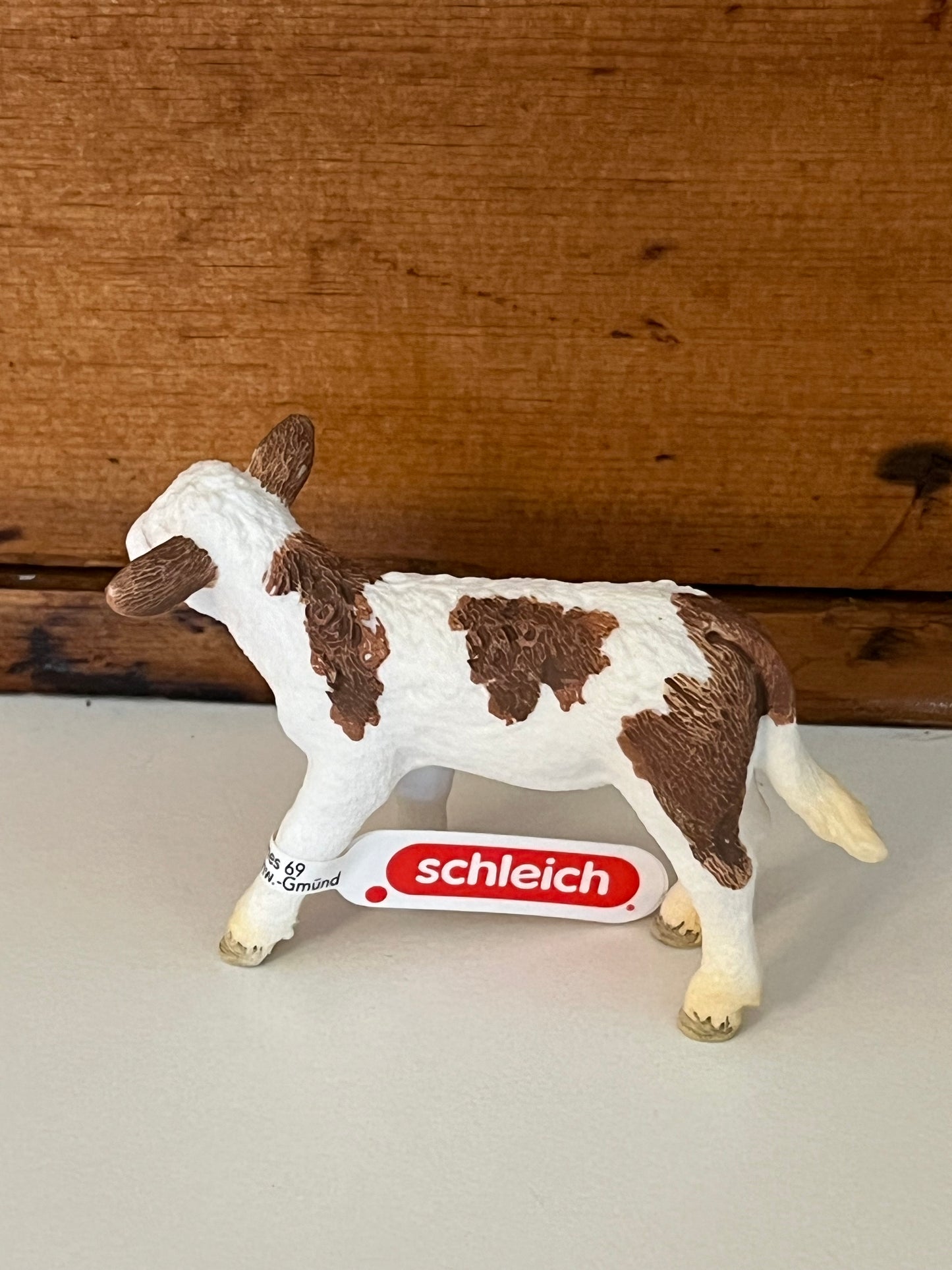 Farm Animals for Dollhouse Play - SIMMENTAL CALF by Schleich