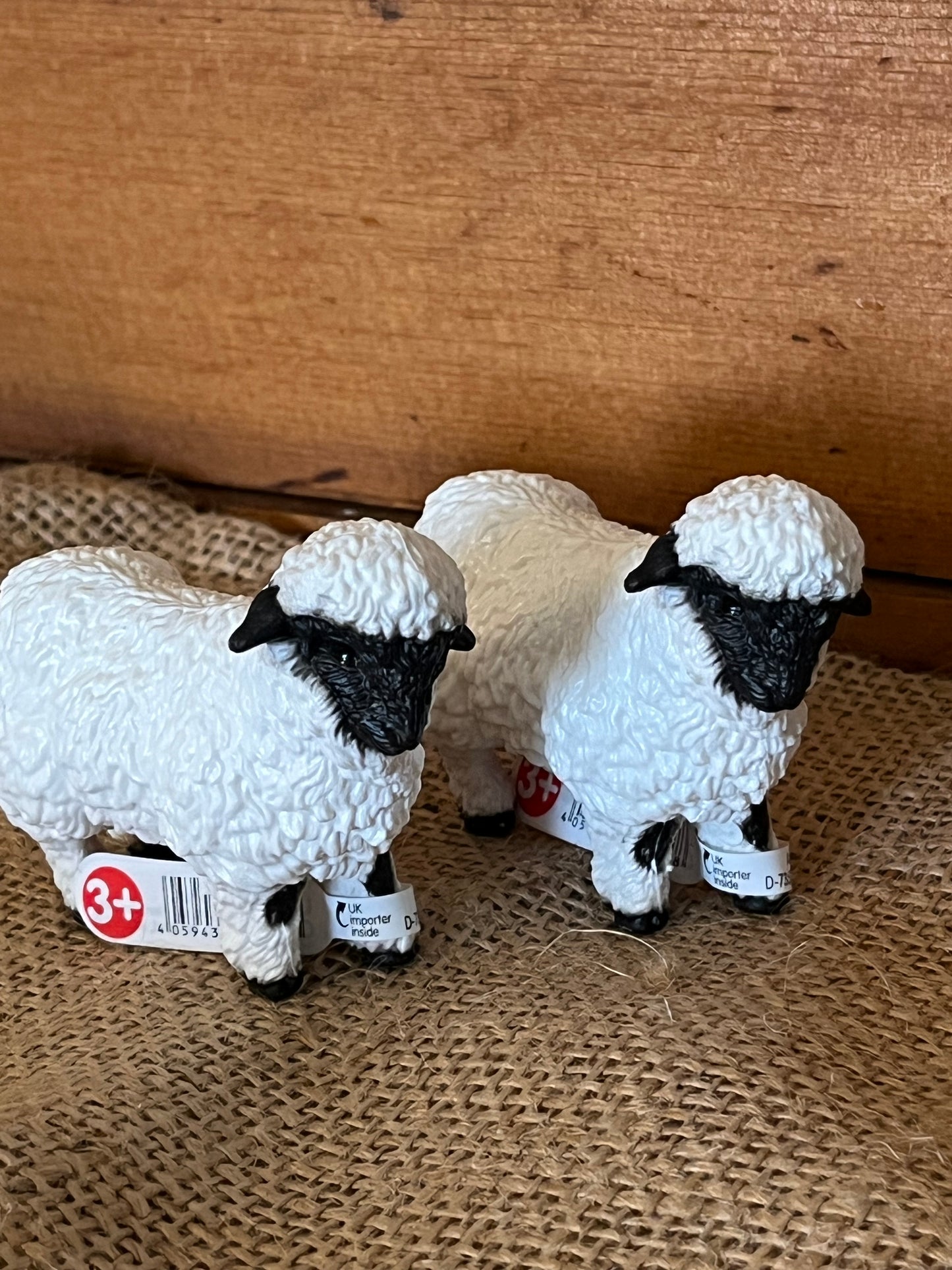 Farm Animals for Dollhouse Play - VALAIS BLACKNOSE SHEEP by Schleich