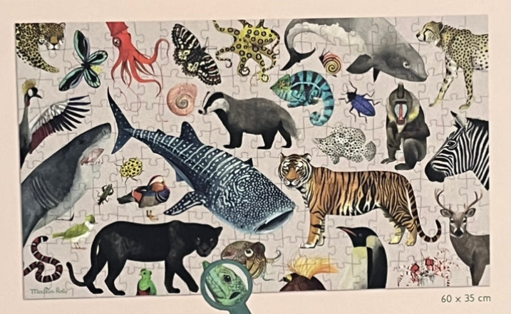 Puzzle - ANIMALS OF THE WORLD, 200 pieces!