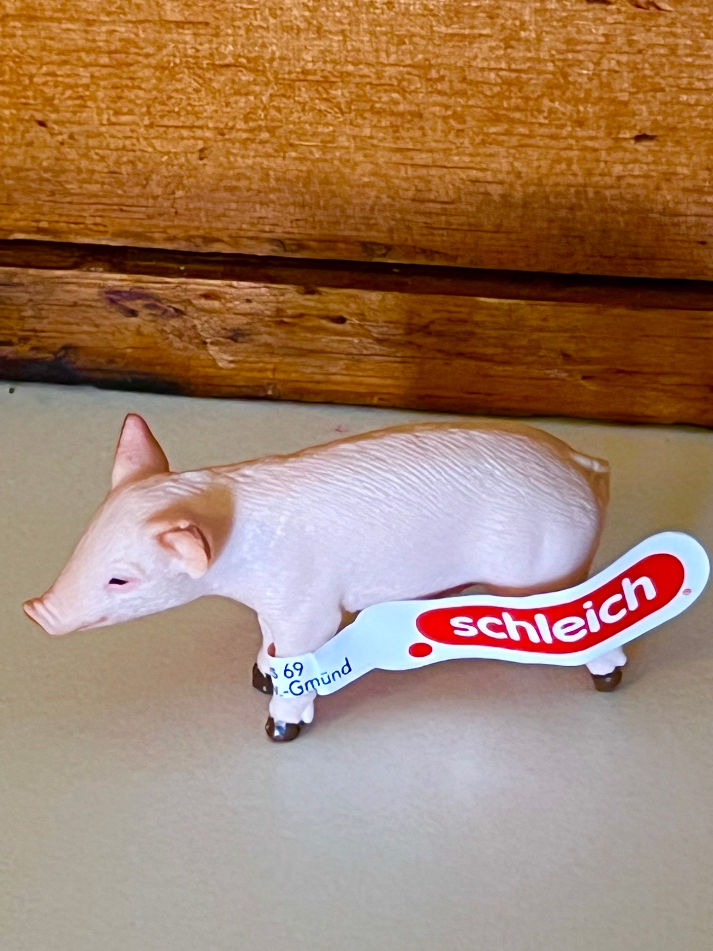 Farm Animals for Dollhouse Play - PINK PIGLET by Schleich