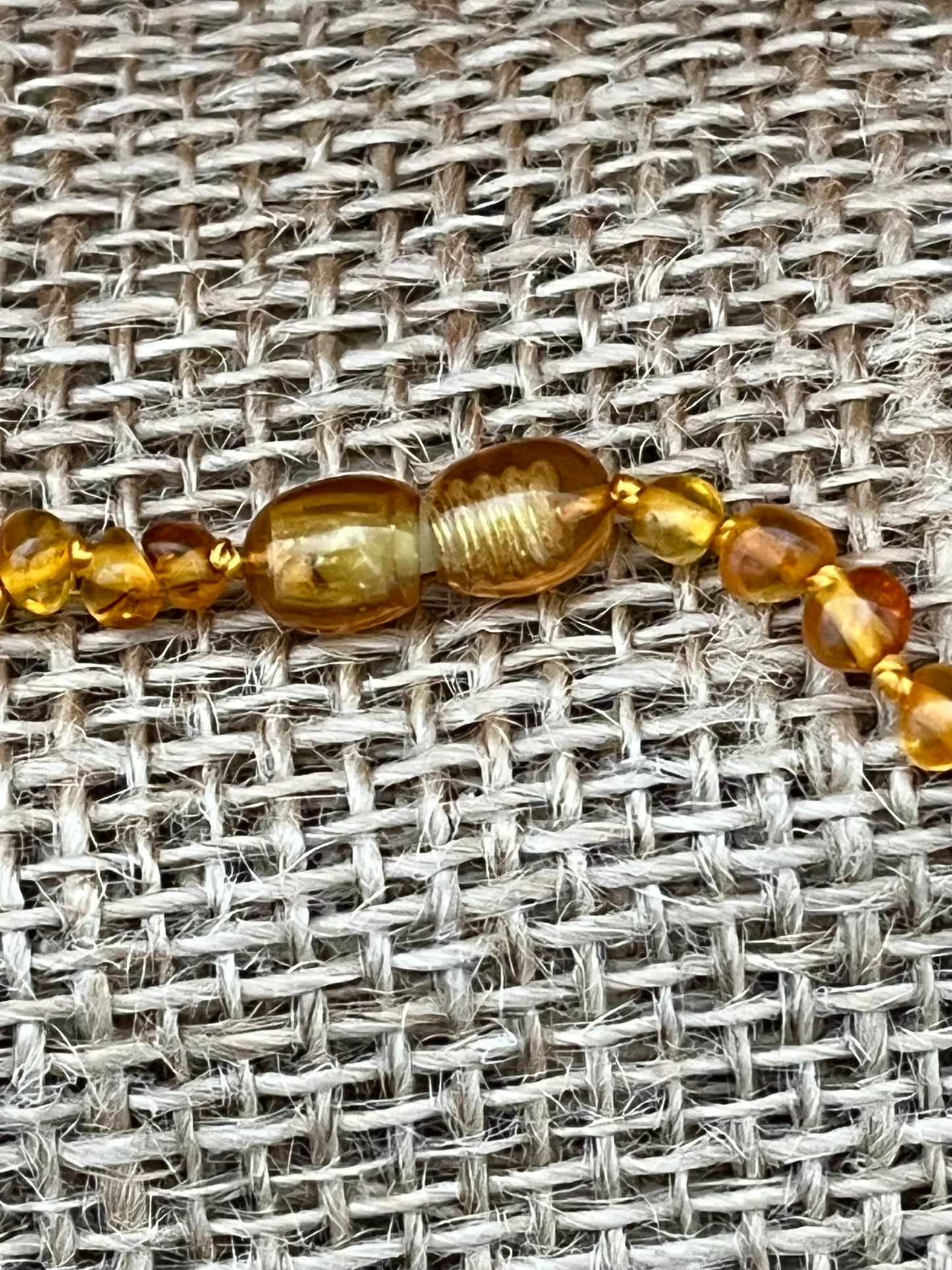 AMBER NECKLACE - for Baby, or young child, 2 choices!